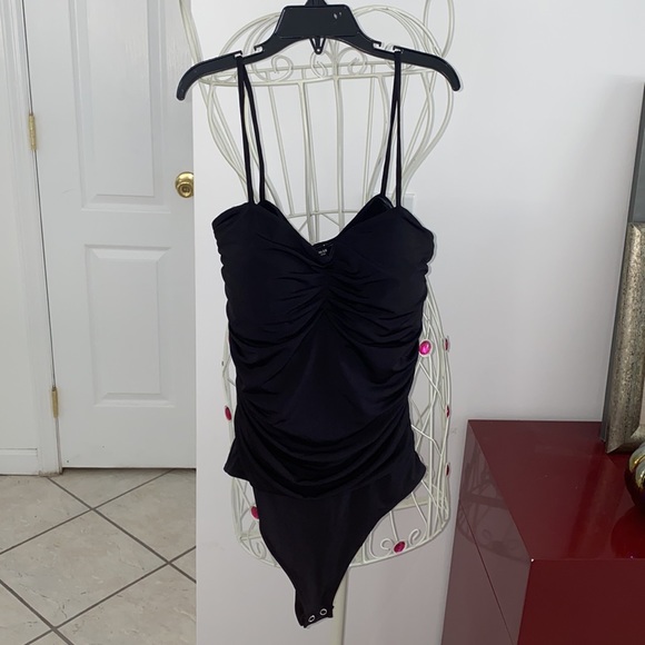 NWT! Express Body Contour Compression Ruched Body Suit - Picture 7 of 12